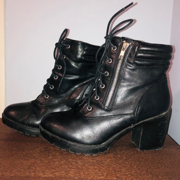 Faux Leather Boots - Picture 3 of 4